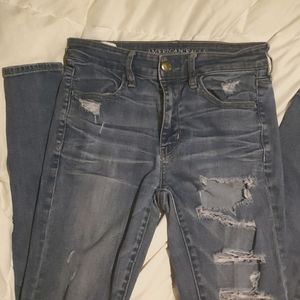 American Eagle Super Stretch X size 6 skinny jeans